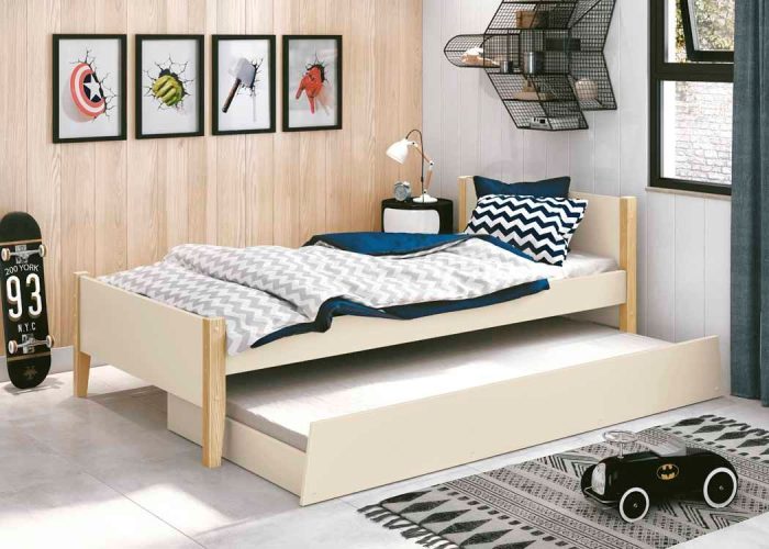 AMBIENTE CAMA SIMBA COM AUXILIAR- AREIA PINUS