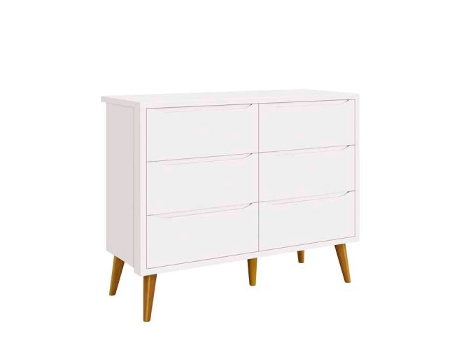 CODODA 6 GAV RETRO- BRANCO MADEIRA