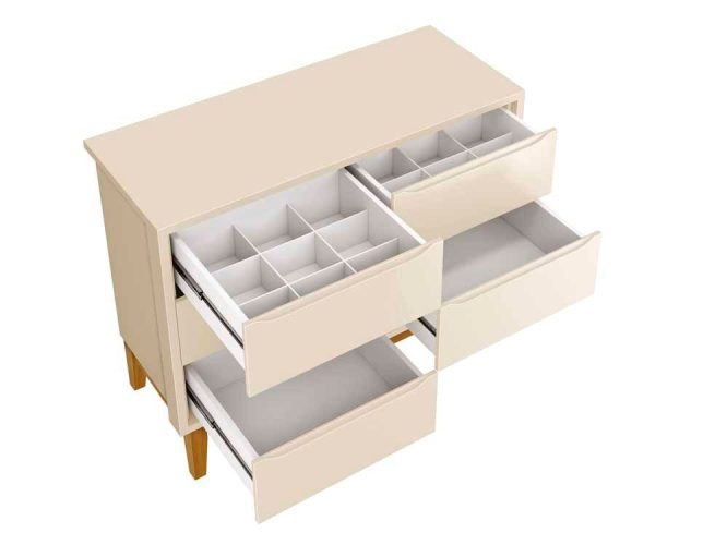 COMODA CLASSIC 6 GAV INTERNO- AREIA