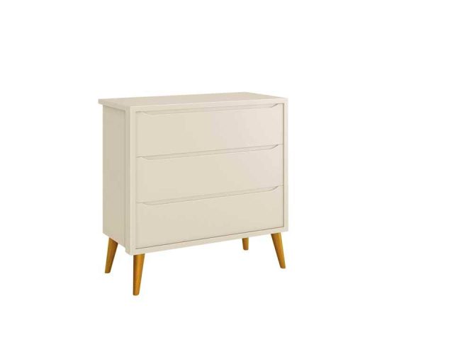 COMODA GAVETEIRO THEO- AREIA MADEIRA