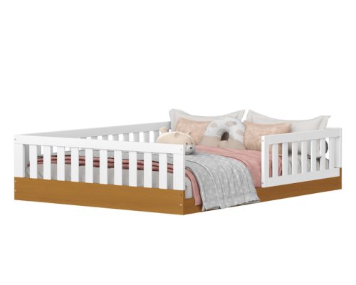 Cama Casal Tera Chão Branco-Savana
