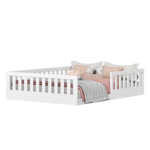 Cama Casal Tera Chão Branco