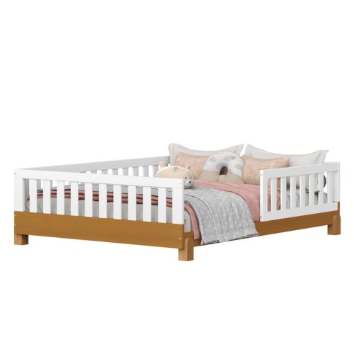 Cama Casal Tera Lotus Branco-Savana