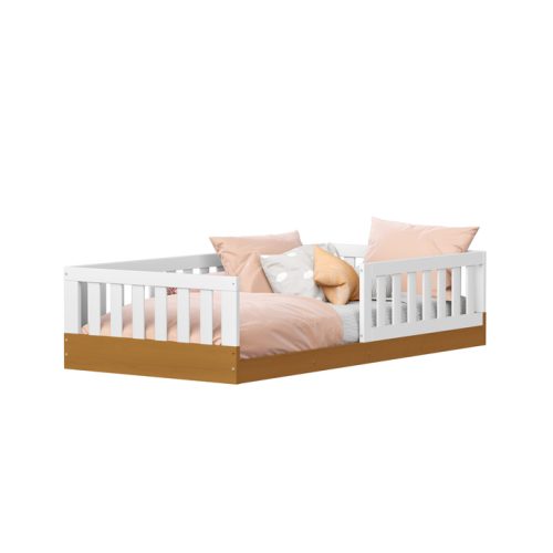 Cama Solteiro Tera Chão Branco-Savana
