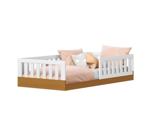 Cama Solteiro Tera Chão Branco-Savana