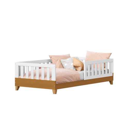 Cama Solteiro Tera Classic Branco-Savana