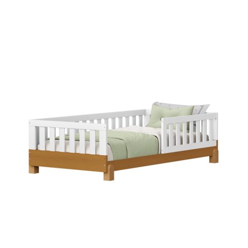 Cama Solteiro Tera Lotus Branco-Savana