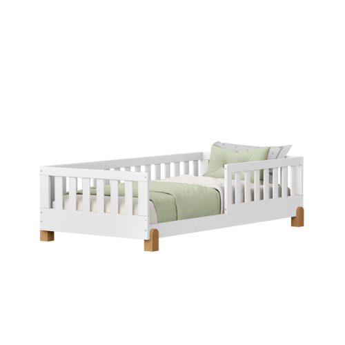 Cama Solteiro Tera Lotus Branco