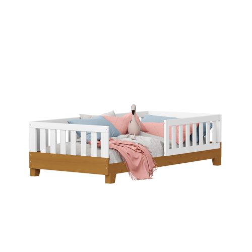Cama Solteiro Tera Luna Branco-Savana