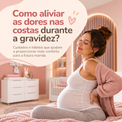 Conforto nas costas durante a gravidez