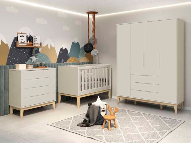 ELFE CLASSIC GAVETEIRO NATURAL-AREIA