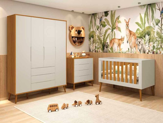 ELFE RETRO GAVETEIRO MADEIRA-AREIA SAVANA