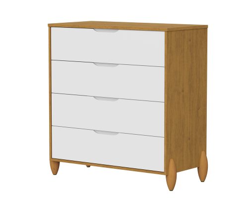 Jade Cômoda Gaveteiro Branco-Cinamomo