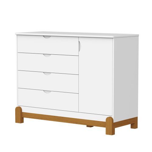 Lotus Cômoda Sapateira Lisa Branco