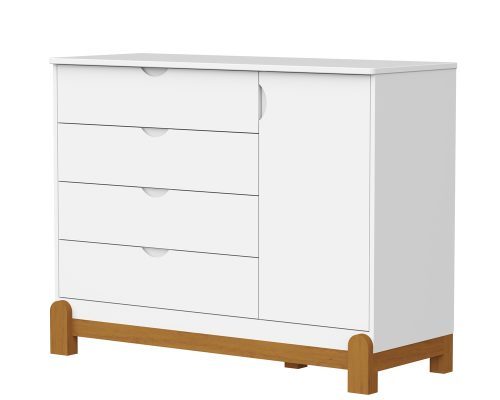 Lotus Cômoda Sapateira Lisa Branco