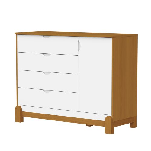 Lotus Cômoda Sapateira Lisa Branco-Savana