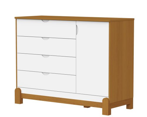 Lotus Cômoda Sapateira Lisa Branco-Savana