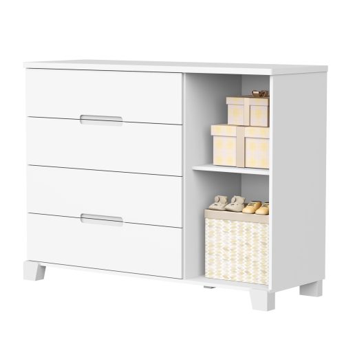 Luna Cômoda Sapateira Aberta Branco