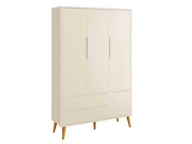 ROUPEIRO THEO 3 PORTAS- AREIA MADEIRA